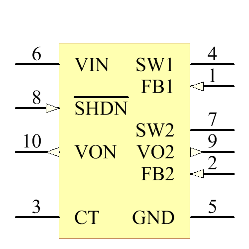 LT1947EMS#TRPBF Symbol - Analog Devices