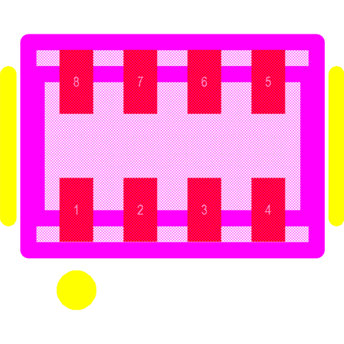 CAT16-1002F4LF Footprint - Bourns