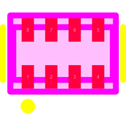 CAT16-1002F4LF Footprint - Bourns