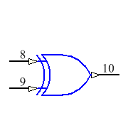 CD4070BE Symbol - Texas Instruments