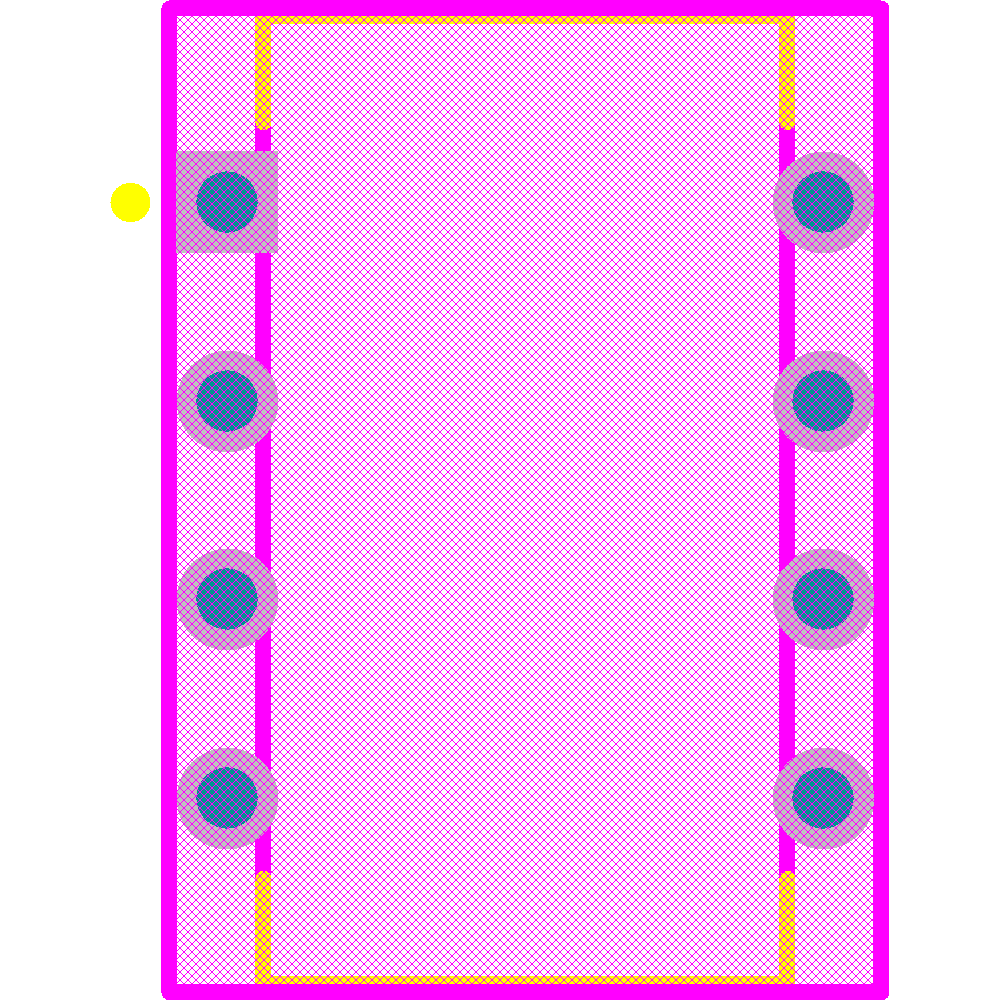 A6D-4100 Footprint - Omron