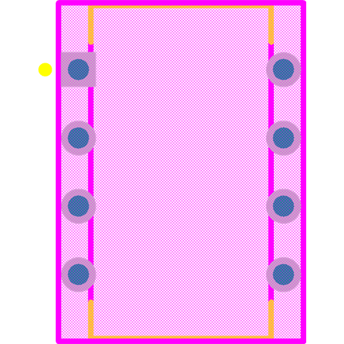 A6D-4100 Footprint - Omron