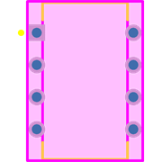 A6D-4100 Footprint - Omron
