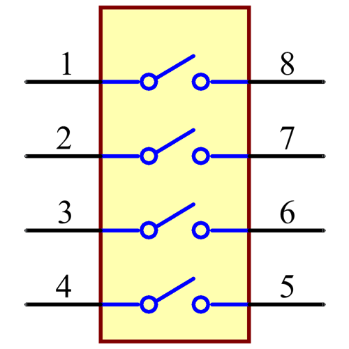 A6D-4100 Symbol - Omron