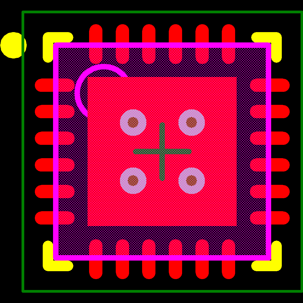 CAT9555HT6I-G Footprint - onsemi