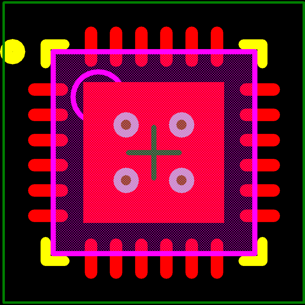 CAT9555HT6I-G Footprint - onsemi