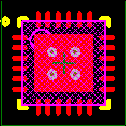 CAT9555HT6I-G Footprint - onsemi