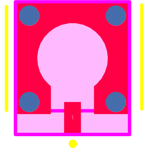 SMP-MSLD-PCT15T Footprint - Amphenol RF