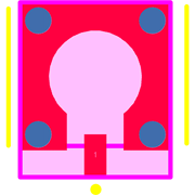 SMP-MSLD-PCT15T Footprint - Amphenol RF