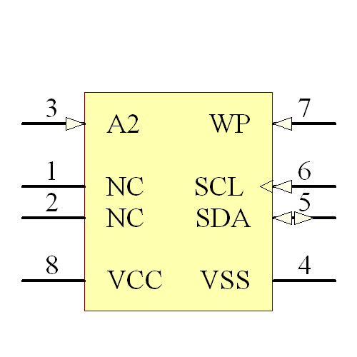 24AA256T-I/MS Symbol - Microchip