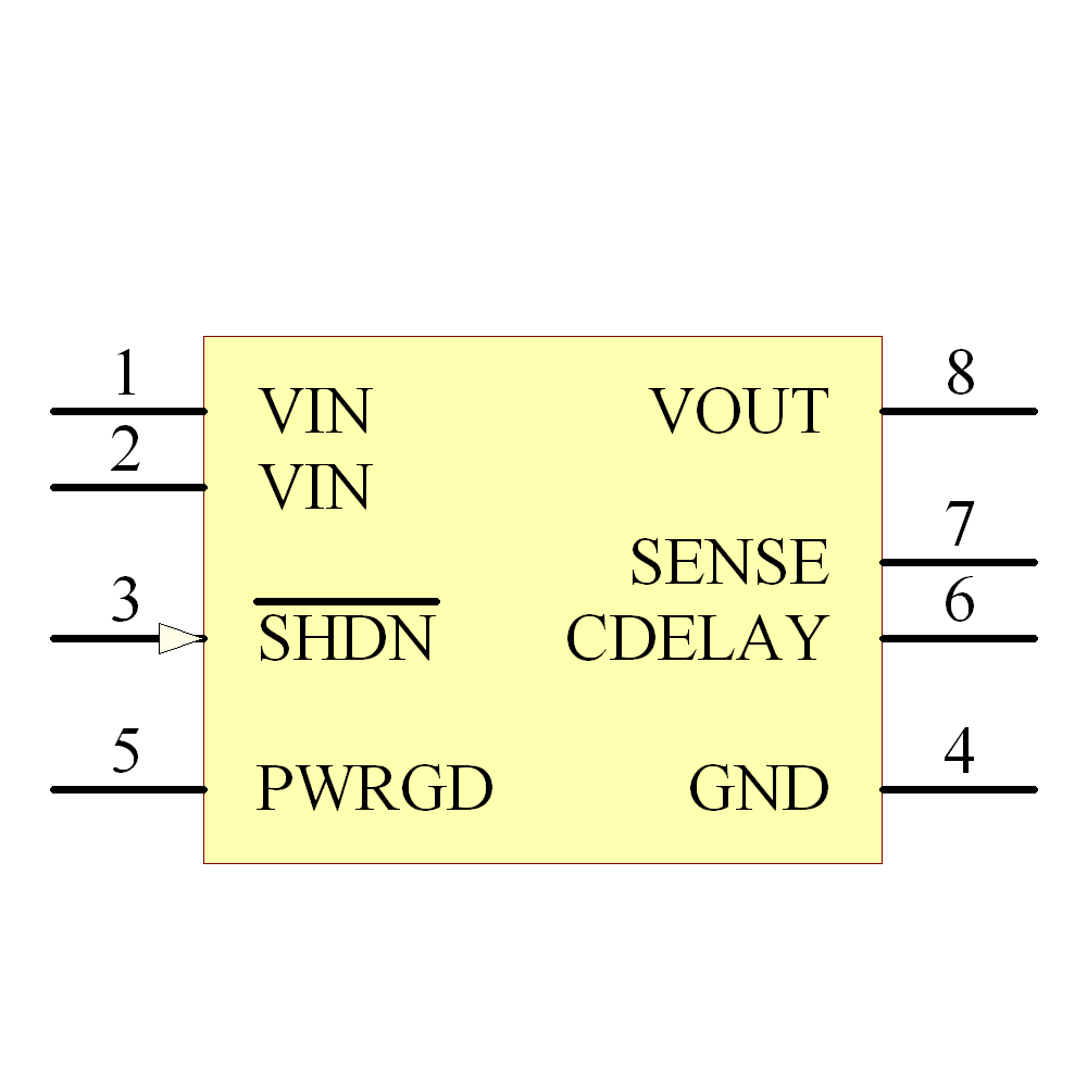 MCP1725T-1202E/SN Symbol - Microchip