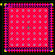 PIC18F65K90-I/MRRSL Footprint - Microchip