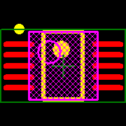 MCP73833-6SI/UN Footprint - Microchip