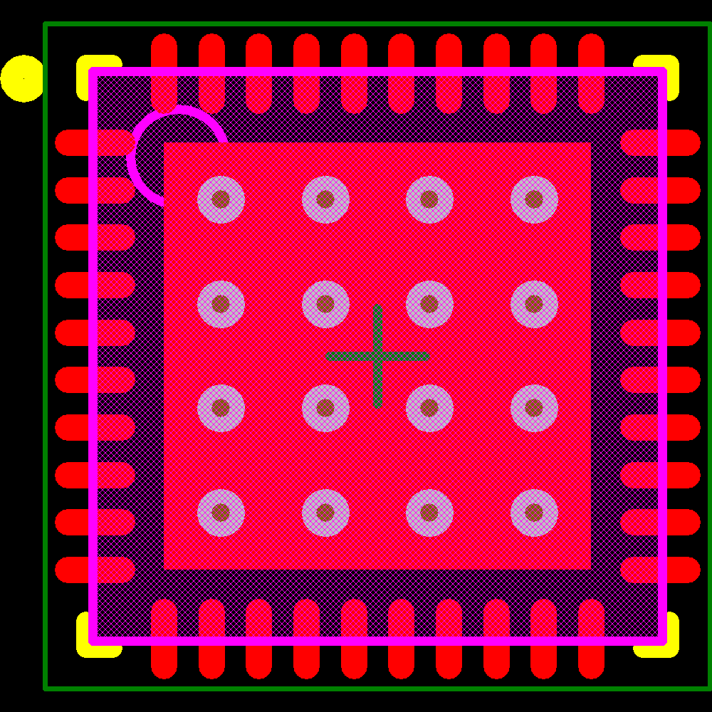 CC2540F256RHAR Footprint - Texas Instruments