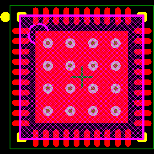 CC2540F256RHAR Footprint - Texas Instruments