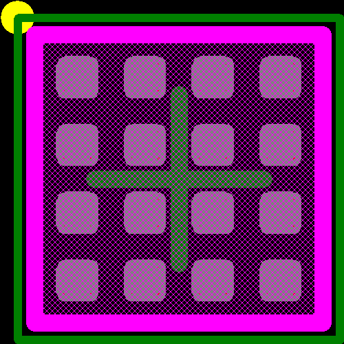 LM3554TMX/NOPB Footprint - Texas Instruments
