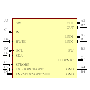 LM3554TMX/NOPB Symbol - Texas Instruments