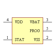 MCP73832T-2ACI/OT Symbol - Microchip