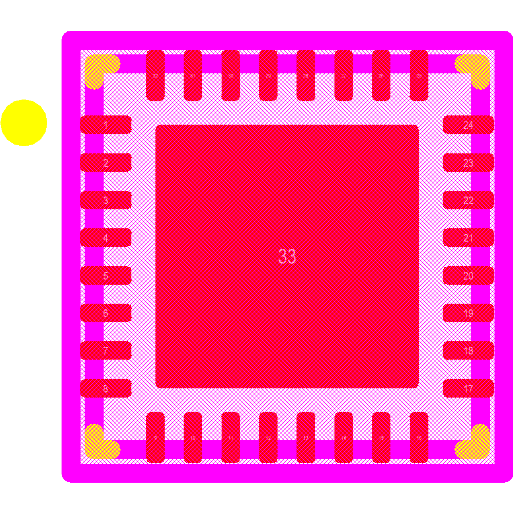 LP5018RSMR Footprint - Texas Instruments