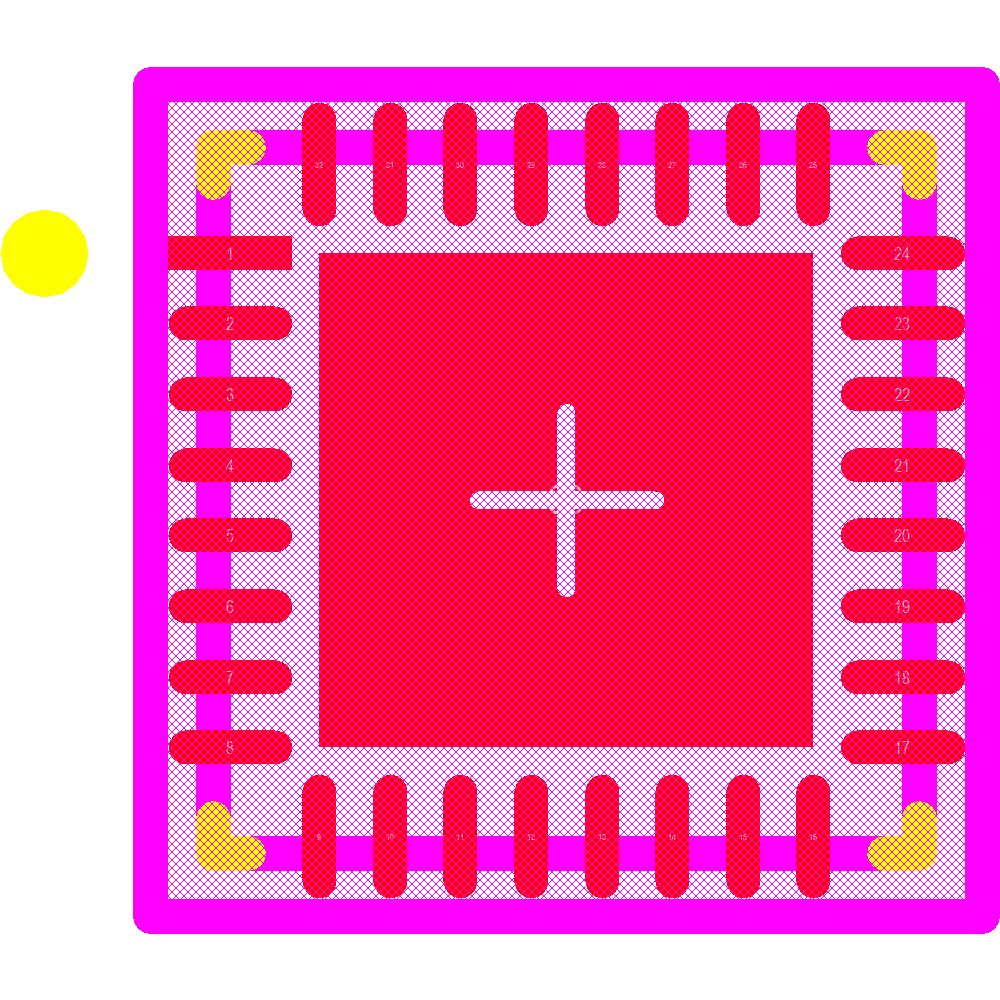 LP5018RSMR Footprint - Texas Instruments