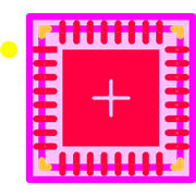 LP5018RSMR Footprint - Texas Instruments