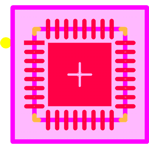LP5018RSMR Footprint - Texas Instruments