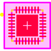 LP5018RSMR Footprint - Texas Instruments