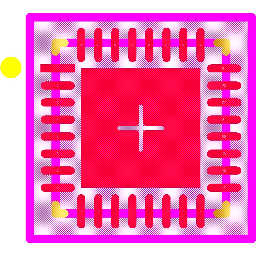 LP5018RSMR Footprint - Texas Instruments