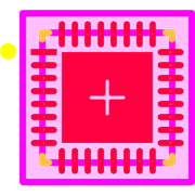 LP5018RSMR Footprint - Texas Instruments