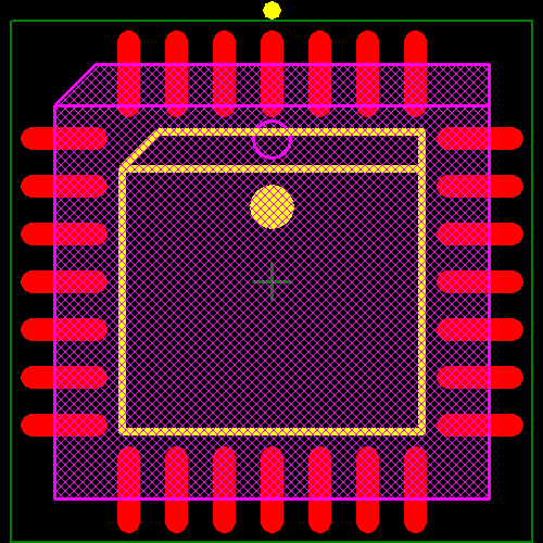 ADG406BPZ-REEL Footprint - Analog Devices