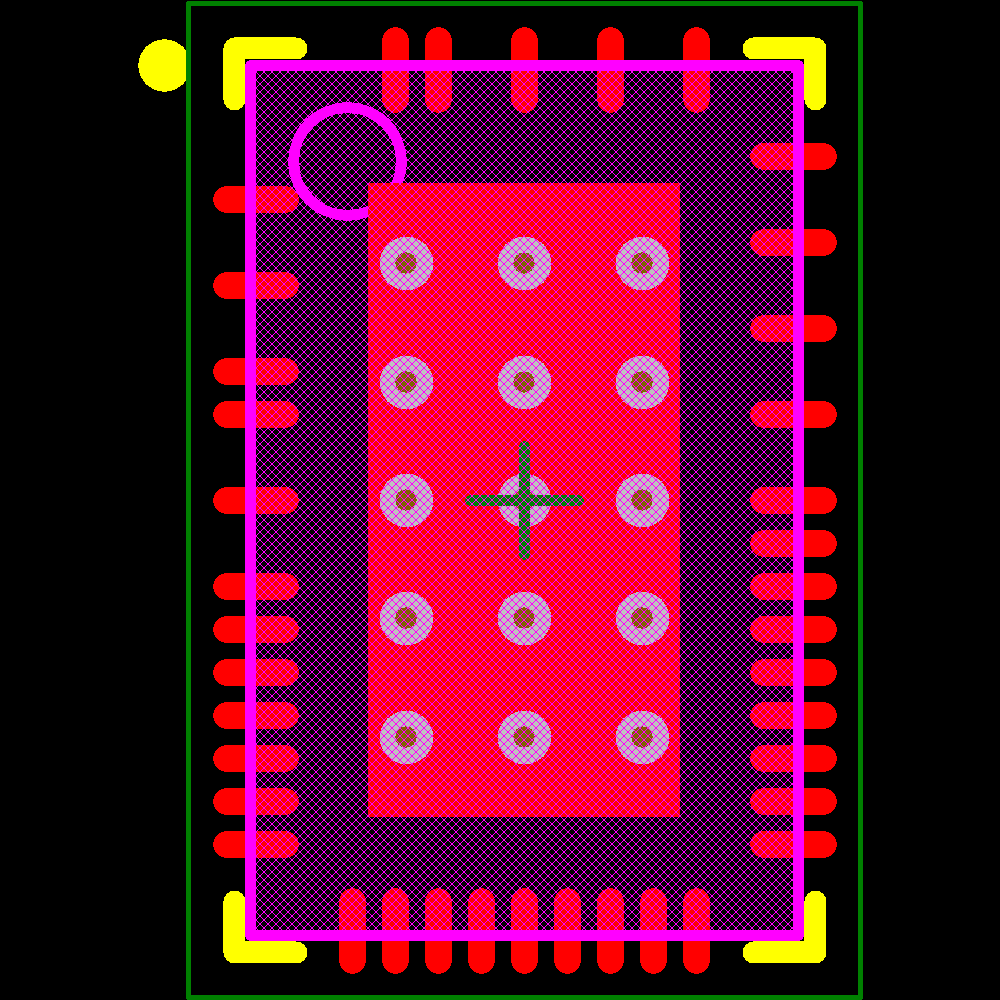 LT3596IUHG#PBF Footprint - Analog Devices