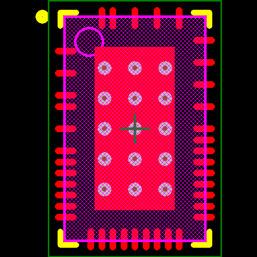 LT3596IUHG#PBF Footprint - Analog Devices