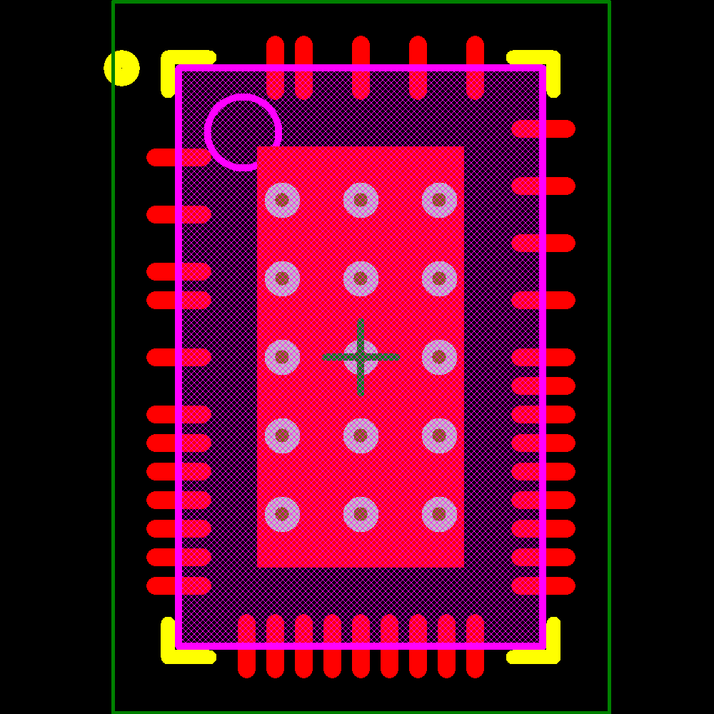 LT3596IUHG#PBF Footprint - Analog Devices