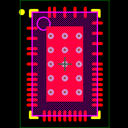 LT3596IUHG#PBF Footprint - Analog Devices