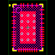 LT3596IUHG#PBF Footprint - Analog Devices