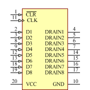 TPIC6273DW Symbol - Texas Instruments