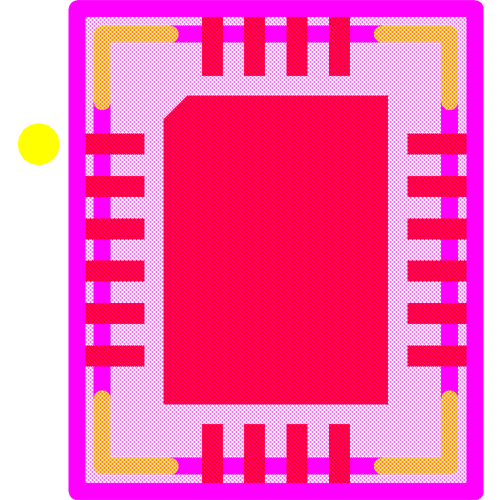 LTC4227CUFD-4#TRPBF Footprint - Analog Devices