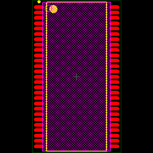 MT48LC4M16A2P-6A Footprint - Micron