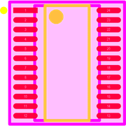 PCA9535PWR Footprint - Texas Instruments