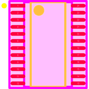 PCA9535PWR Footprint - Texas Instruments