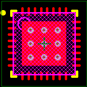 AS1112-BQFT Footprint - ams