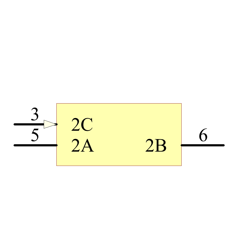 SN74LVC2G66DCURG4 Symbol - Texas Instruments