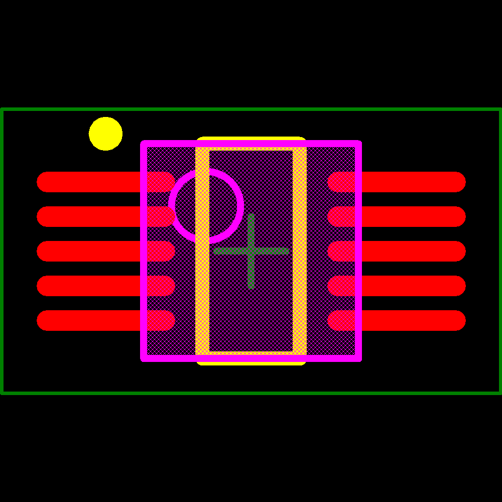 MCP73838T-FCI/UN Footprint - Microchip