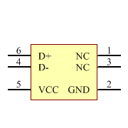 TPD2E009DRYR Symbol - Texas Instruments