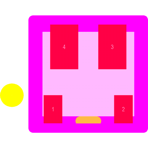 AQY2C1R2PX Footprint - Panasonic
