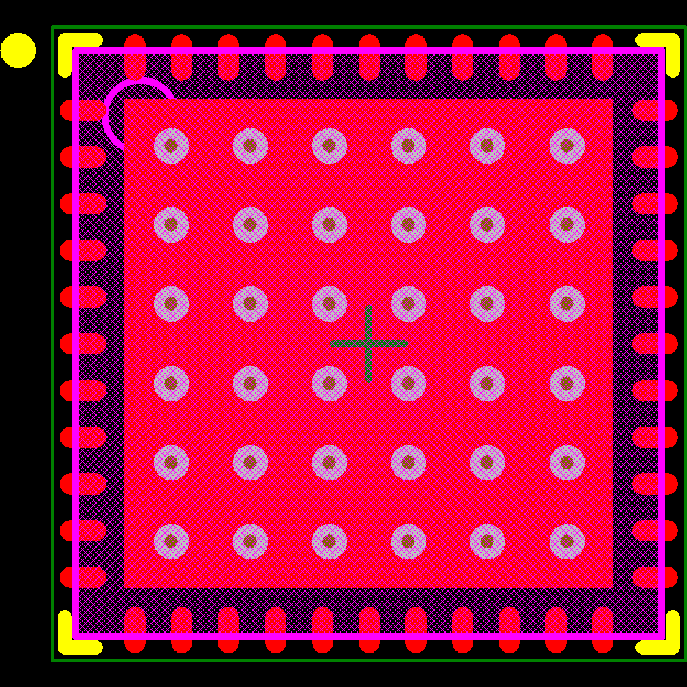 DSPIC30F4012-30I/ML Footprint - Microchip