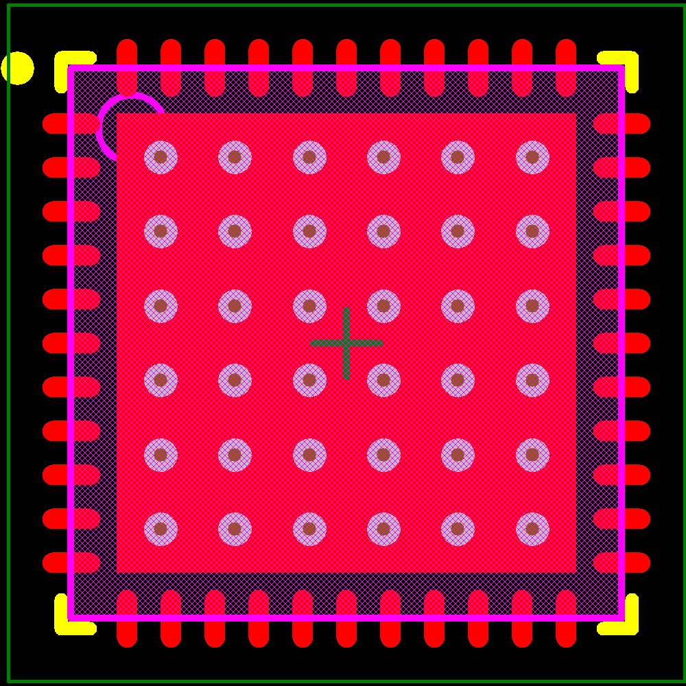 DSPIC30F4012-30I/ML Footprint - Microchip