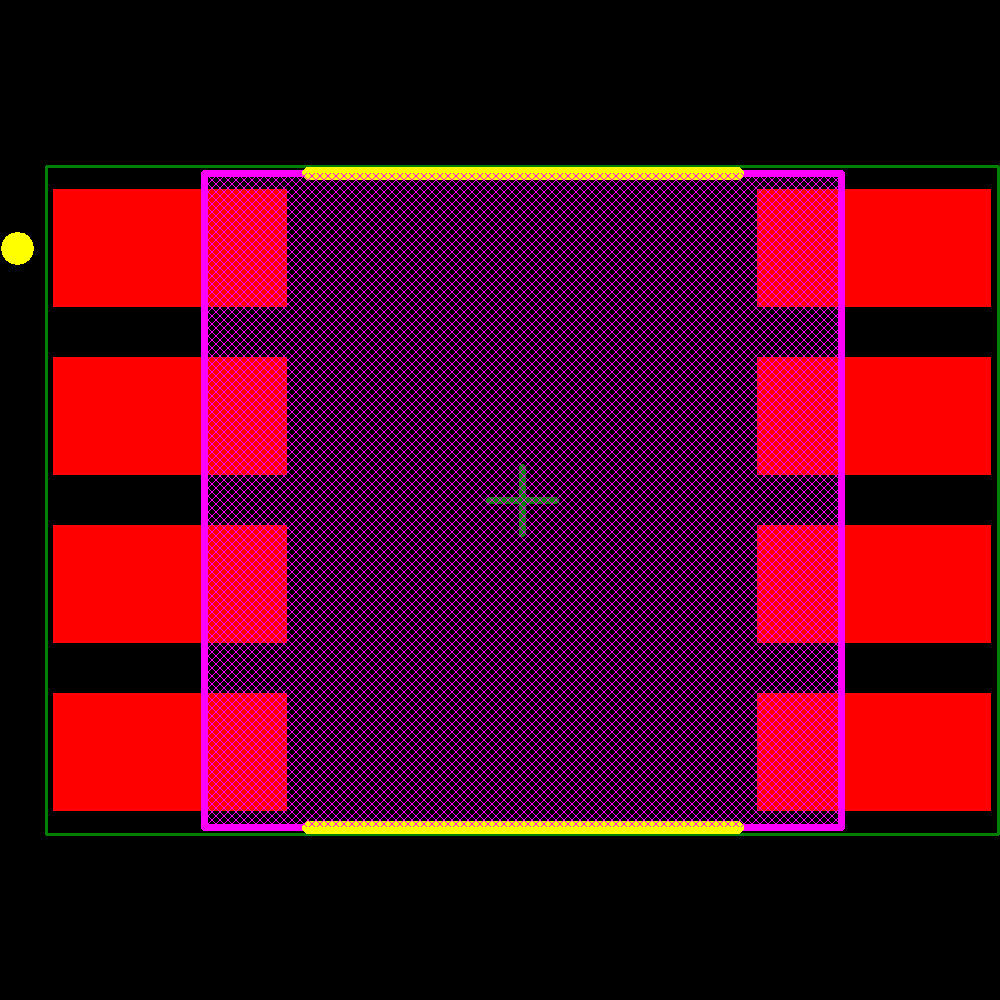 94HAB08WT Footprint - Grayhill