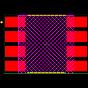 94HAB08WT Footprint - Grayhill