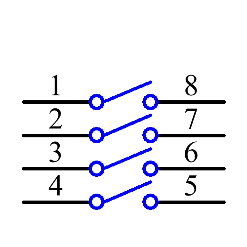 94HAB08WT Symbol - Grayhill